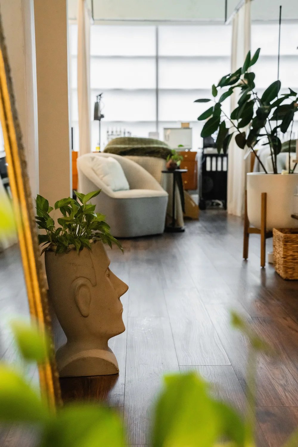 Inviting lounge at TEMPLE day spa